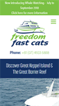 Mobile Screenshot of freedomfastcats.com
